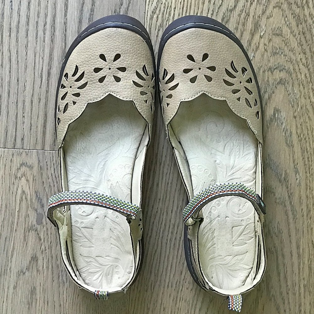 9.5 JBU Jambu vegan Oatmeal color Deep Sea - Encore
